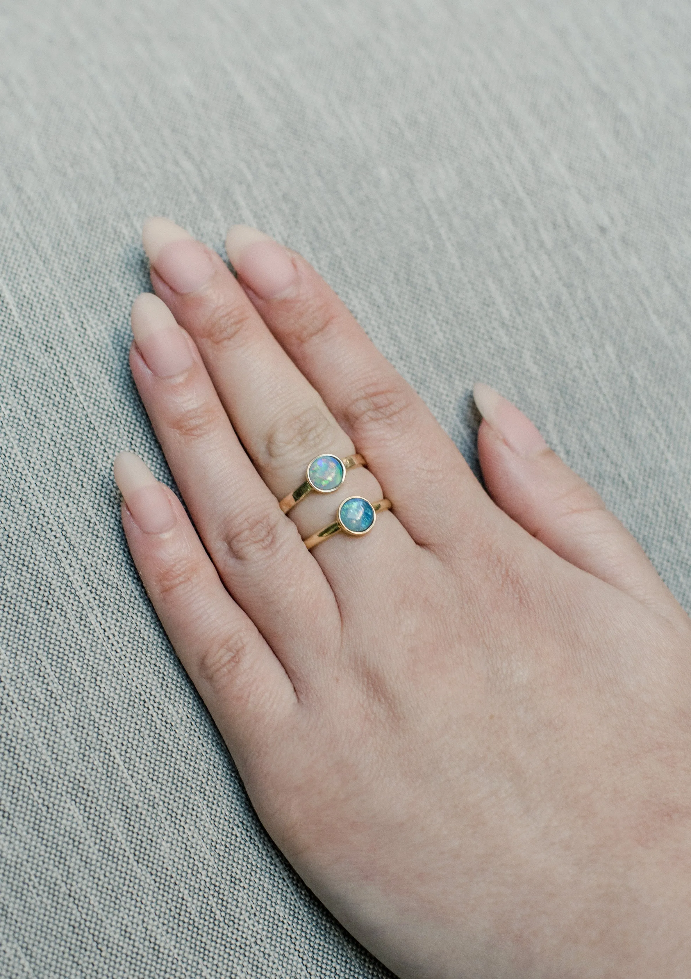 "Oceanic Opal" Ring