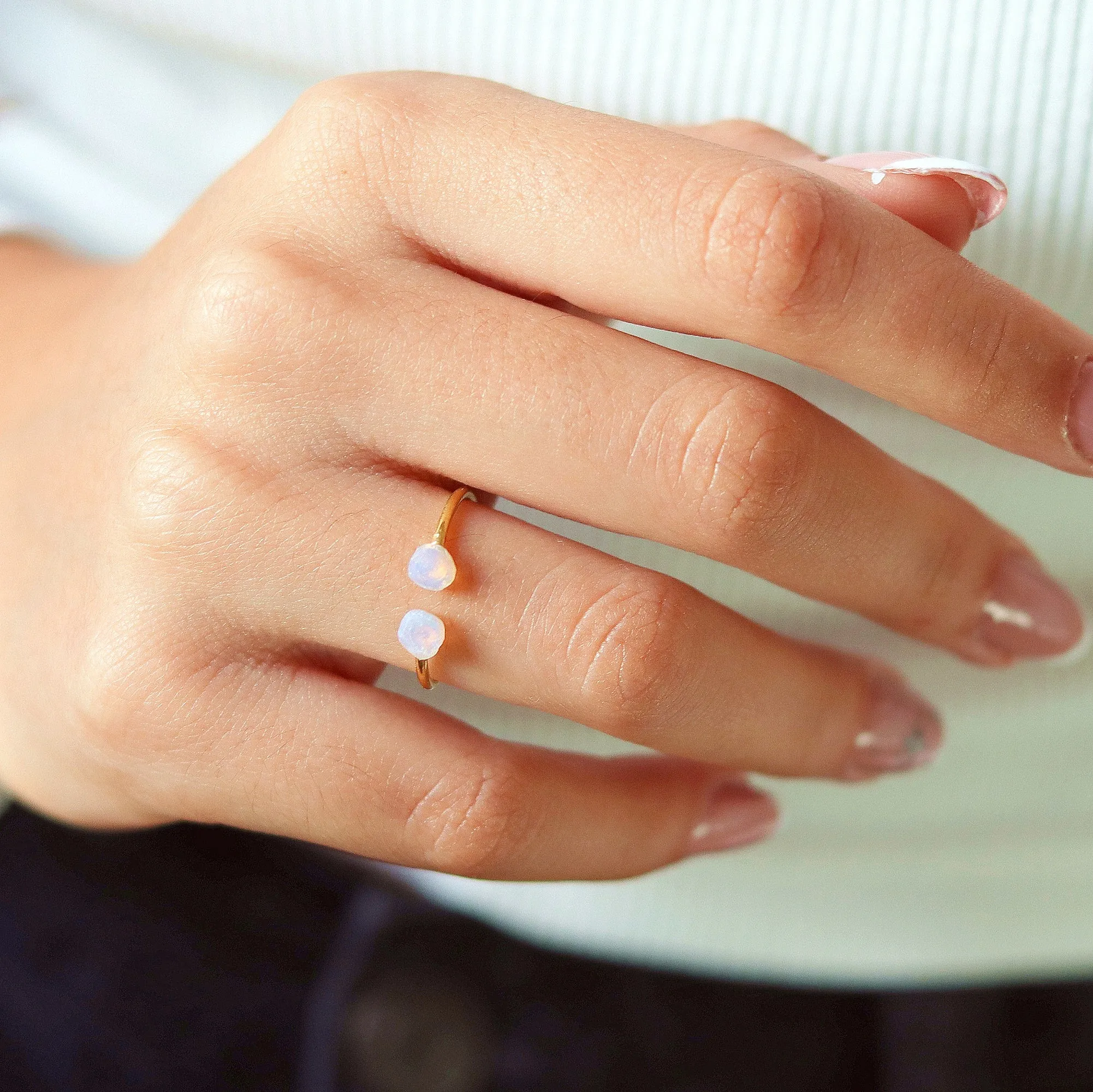 Raw Opal Ring