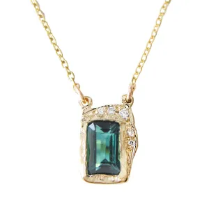 Reflection Green Tourmaline Necklace