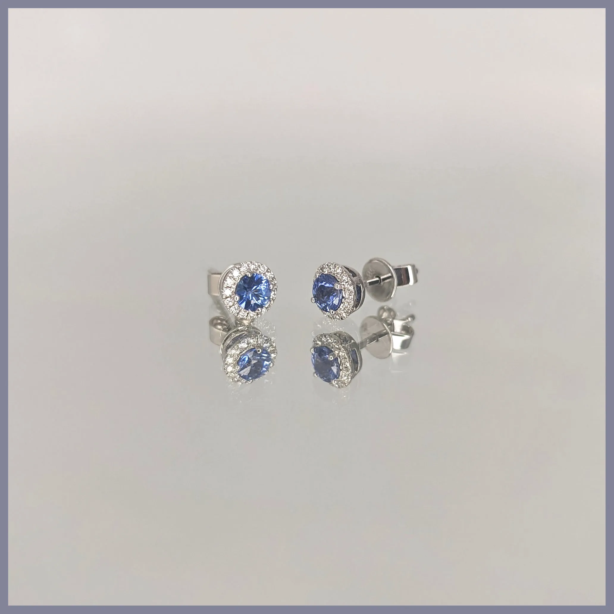 RSJ307 Sapphire Earrings