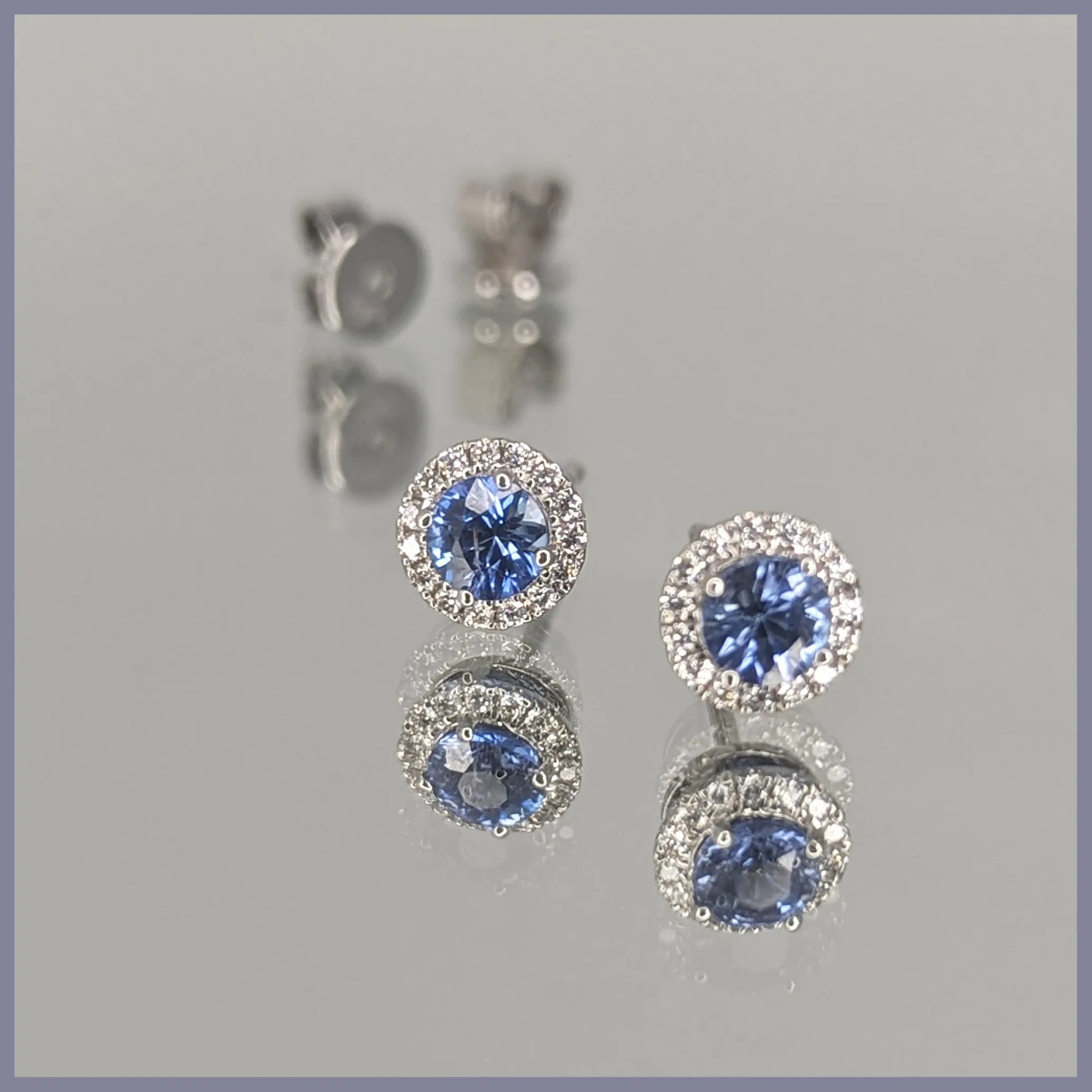 RSJ307 Sapphire Earrings