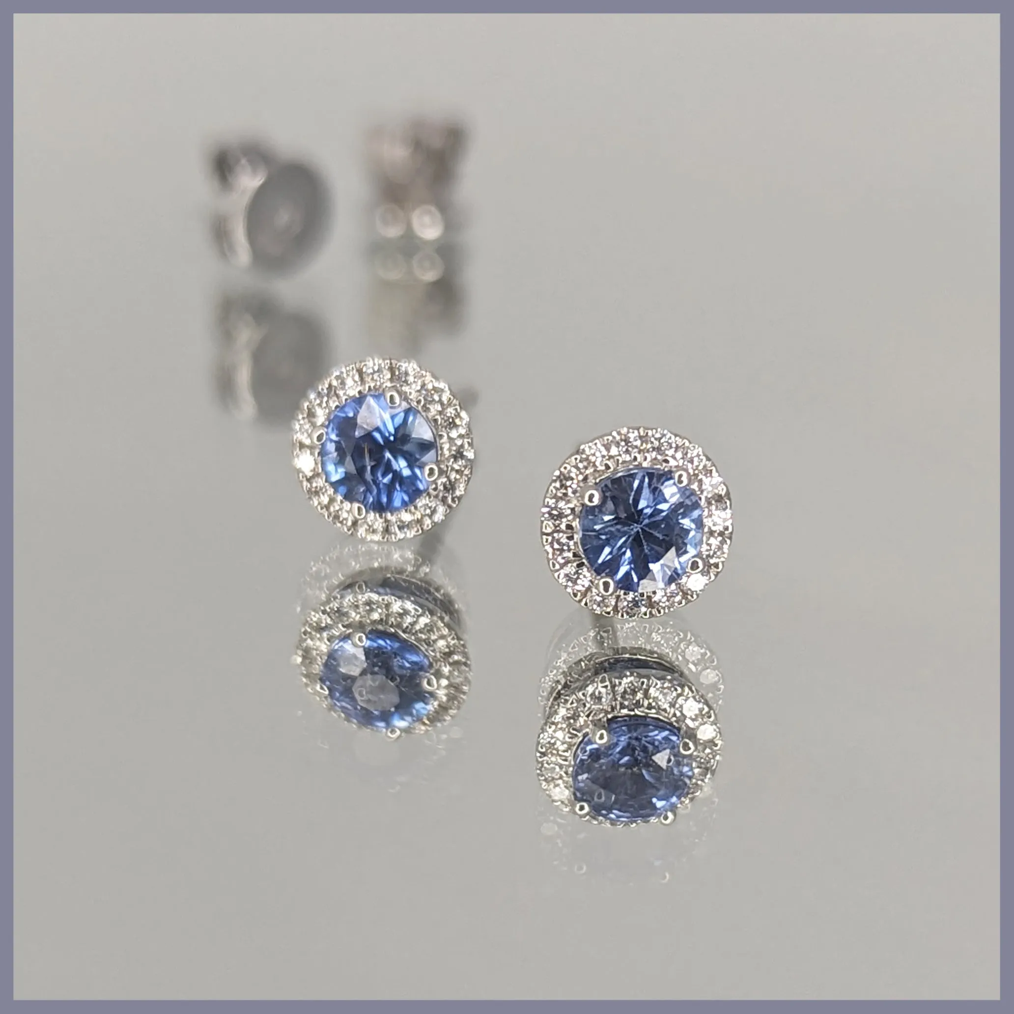 RSJ307 Sapphire Earrings