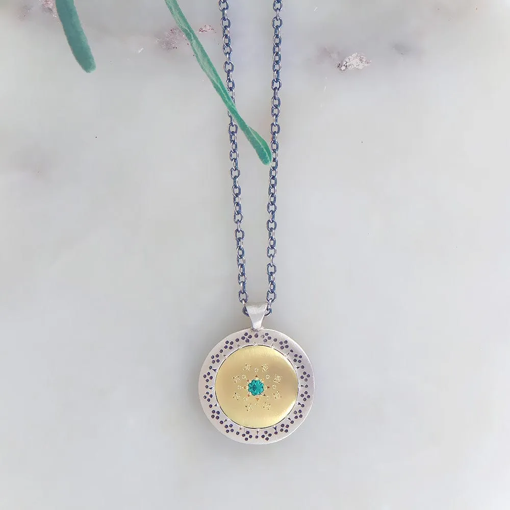 SEEDS OF HARMONY EMERALD PENDANT