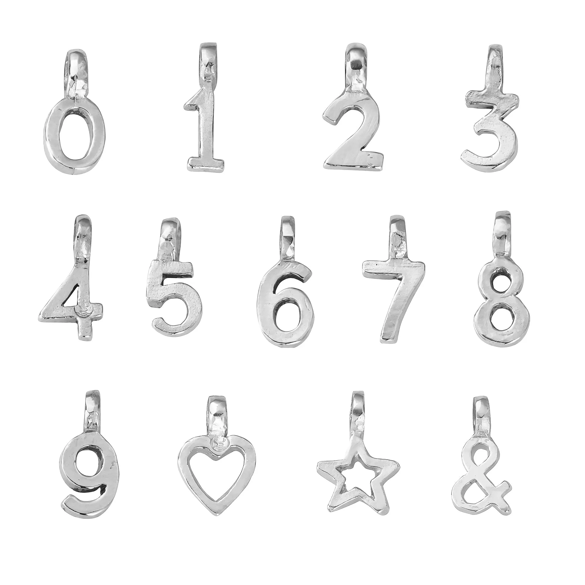 Silver Fixed Alphabet Necklace