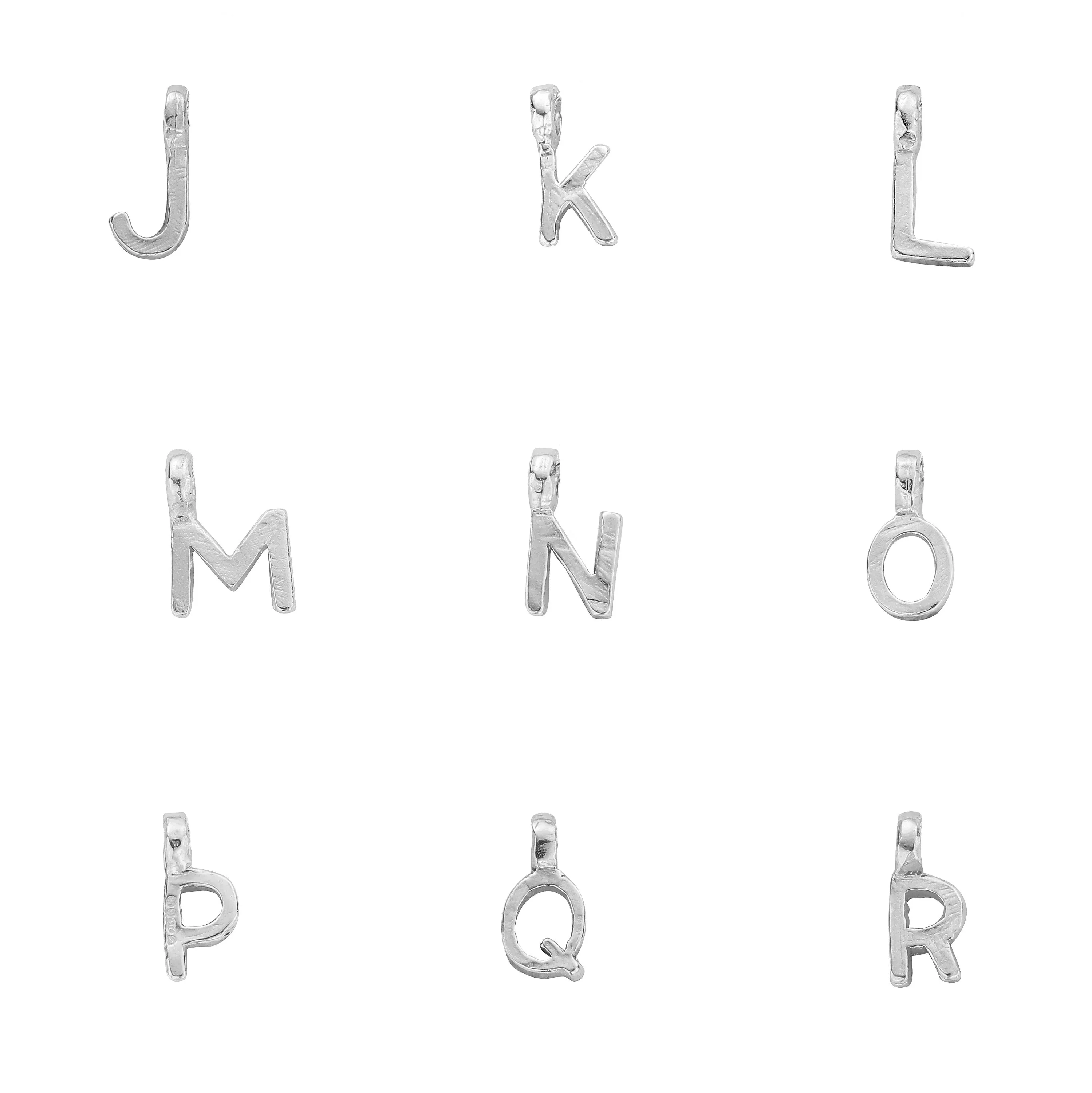 Silver Fixed Alphabet Necklace