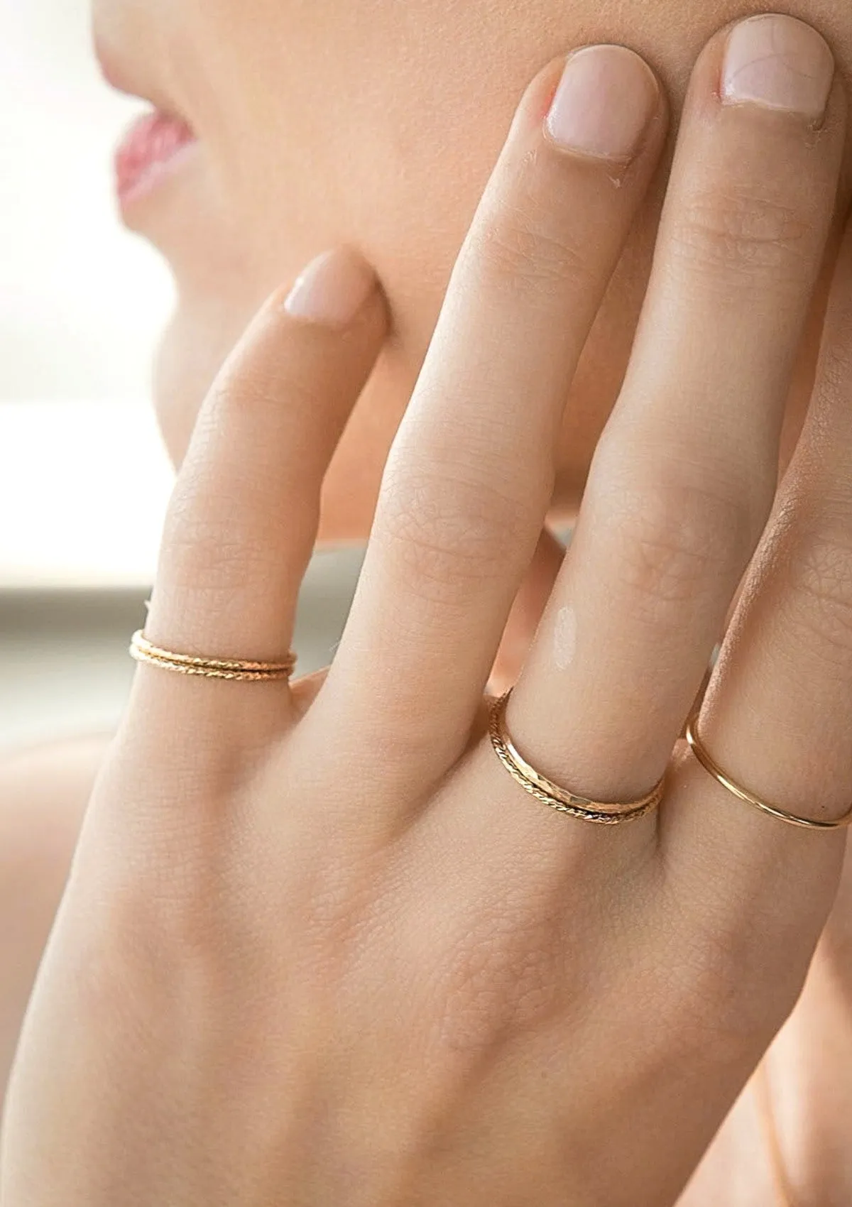 Sparkle Stacking Ring