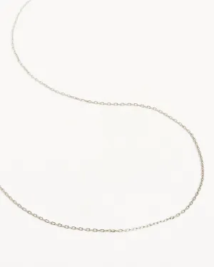 Sterling Silver 21" Signature Chain Necklace