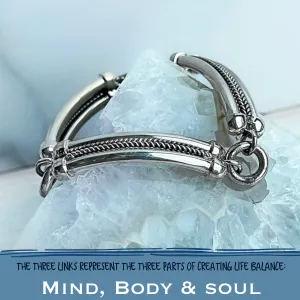 Sterling Silver Balance Bracelet - Quick Ship