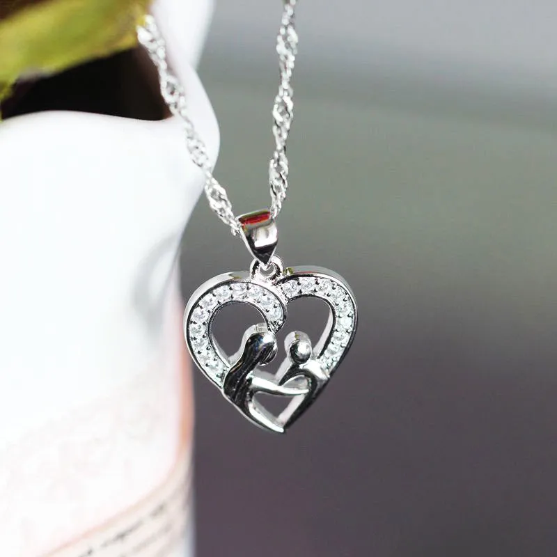 Sterling Silver Mothers Day Gifts Necklace