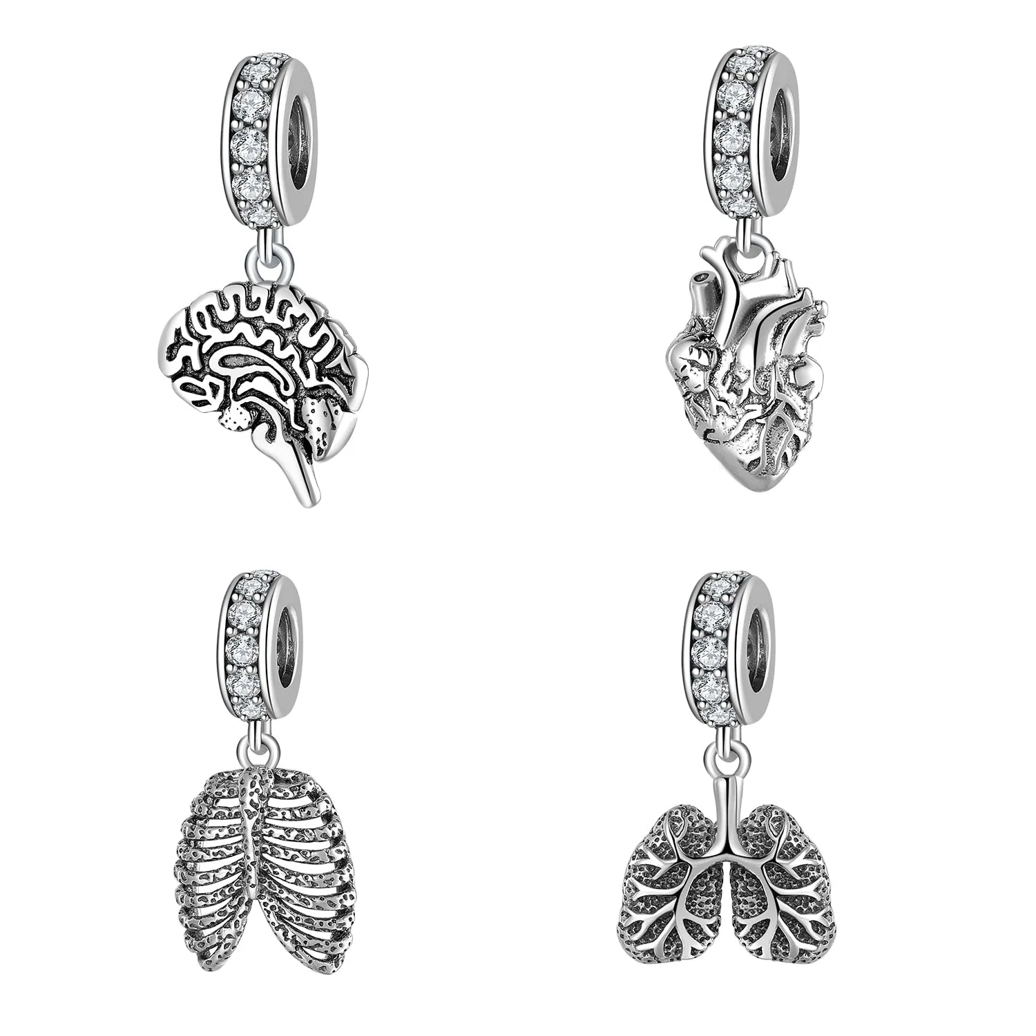 Sterling Silver Nursing & Medical Profession Pendants