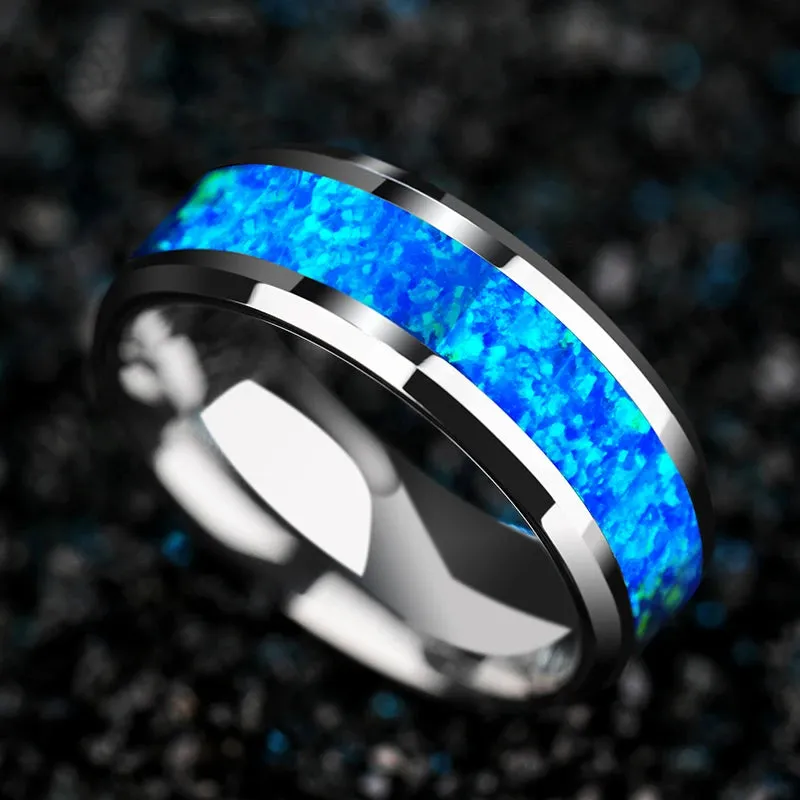 Tungsten Blue Opal