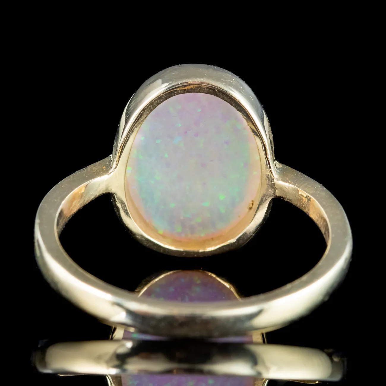 Victorian Style Opal Solitaire Ring 5.5ct Opal