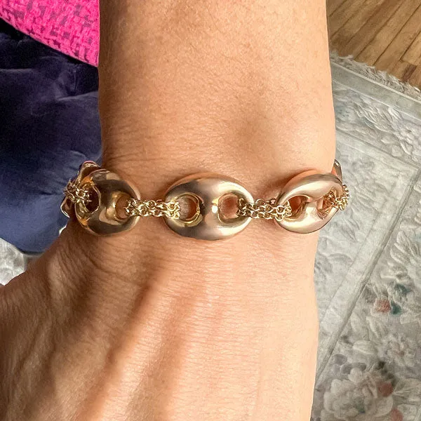 Vintage Mariner Link & Chain Bracelet