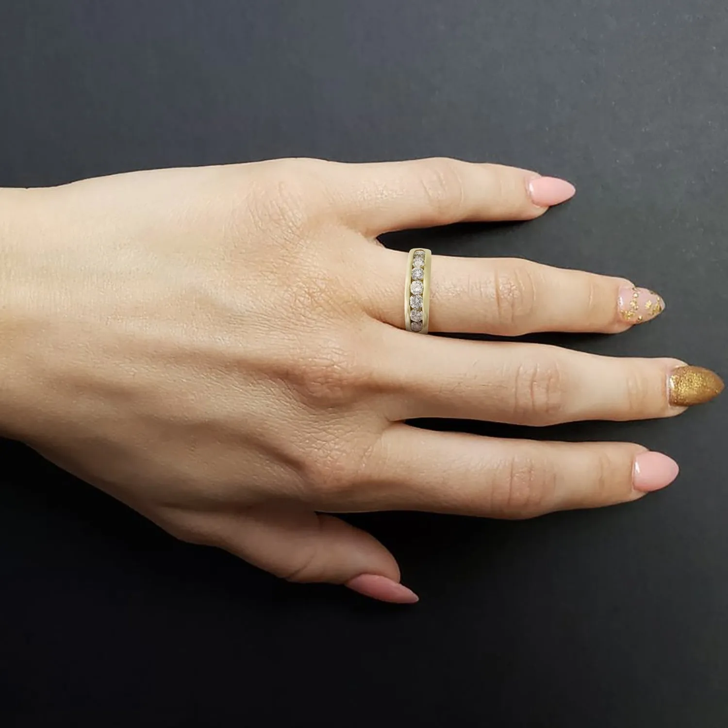 Yellow Gold and Diamond Ring